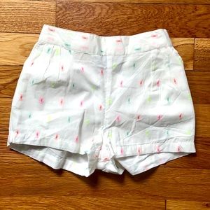 NWT Gap Kids Girl Pull On Cream Shorts size 4
